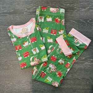 The Beaufort Bonnet Company Chugga Chugga Choo Choo Christmas Pajamas